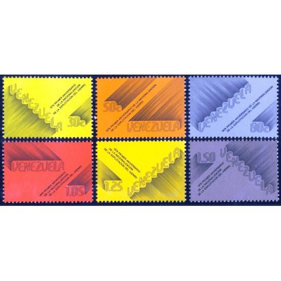 VAR3 Venezuela Nº 1013/18 1977 MNH VAR3 Venezuela Nº 1013/18 1977 MNH