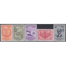 Nicaragua 781/85 1955 50 Años de Rotary International MNH