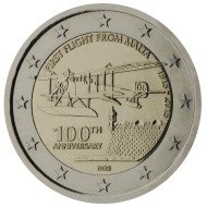 Malta 2015 2 € euros conmemorativos 100 Av Primer vuelo desde Malta Malta 2015 2 € euros conmemorativos 100 Av Primer vuelo desde Malta