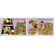 Andorra Española 198/99 SH200A/B 1987 Barcelona 92 MNH Andorra Española 198/99 SH200A/B 1987 Barcelona 92 MNH