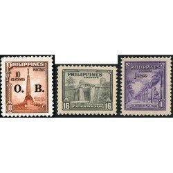 VAR1 Filipinas Philippines Nº 326+328+331 Sueltos  MNH