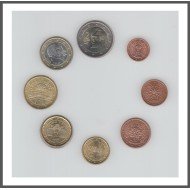 Austria 2008 Emisión monedas Sistema monetario euro € Tira Austria 2008 Emisión monedas Sistema monetario euro € Tira