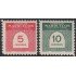 Marruecos Morocco 382/83 1953 Cifras Numbers MNH 