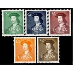 España Spain 1106/10 1952 Fernando El Católico MNH