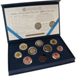 Monedas Euros Malta Cartera 2015 en estuche