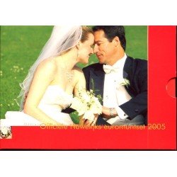  Monedas Euros Holanda Cartera 2005 (Boda)