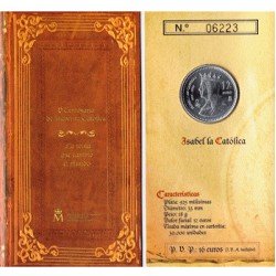 España Spain 2004 Cartera Oficial Moneda 12€ euros Isabel La Católica Plata FNMT España Spain 2004 Cartera Oficial Moneda 12€ euros Isabel La Católica Plata FNMT