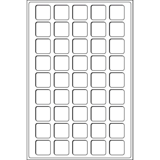 Leuchtturm Bandeja para 45 monedas de 31 mm Ø