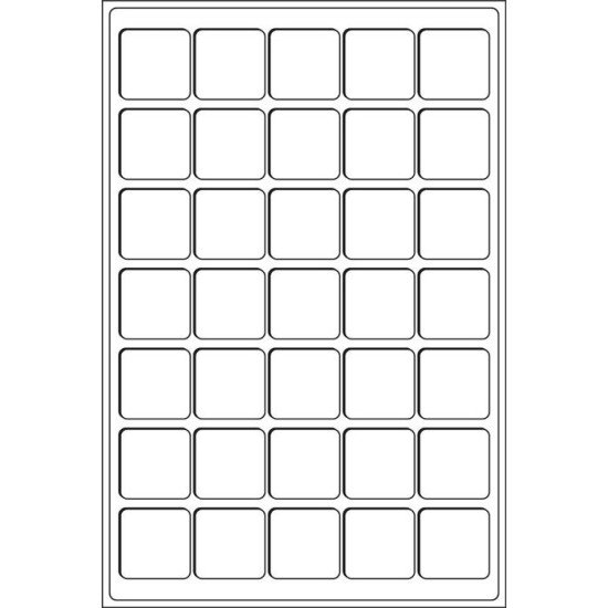 Leuchtturm Bandeja para 35 monedas de 39 mm Ø