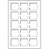 Leuchtturm Bandeja L con 15 divisiones para cartones de monedas, hasta 50x50 mm, azul
