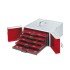 Leuchtturm Maletín de aluminio CARGO MB 5 para 5 bandejas de Monedas