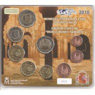 España Spain 2010 Cartera Oficial Euros + 2€ Conmemorativos Mezquita Córdoba Emisión Berlín FNMT Word Money Fair España Spain 2010 Cartera Oficial Euros + 2€ Conmemorativos Mezquita Córdoba Emisión Berlín FNMT Word Money Fair