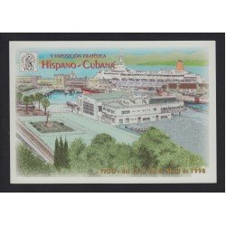 España Tarjetas del Correo y de Iniciativa Privada 39 1998 V Exposición Hispano- Cubana