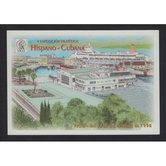 España Tarjetas del Correo y de Iniciativa Privada 39 1998 V Exposición Hispano- Cubana