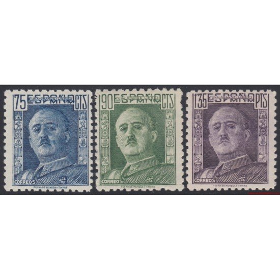 España Spain 999/1001 1946/1947 General Franco MH