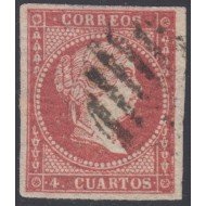 España Spain 40 1855 Isabel II Usado España Spain 40 1855 Isabel II Usado