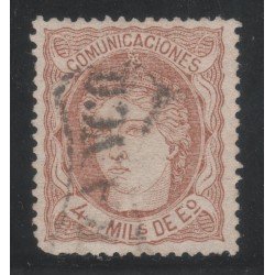 España Spain 104 1870 Alegoría  Usado