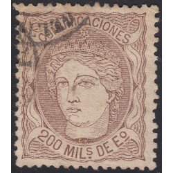 España Spain 109 1870 Alegoría Usado