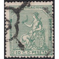 España Spain 133 1873 Alegoría I Usado