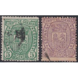 España Spain 154/55 1875 Escudo Usados