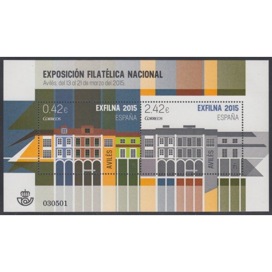 España Spain 4956 2015 Exfilna 2015 MNH España Spain 4956 2015 Exfilna 2015 MNH