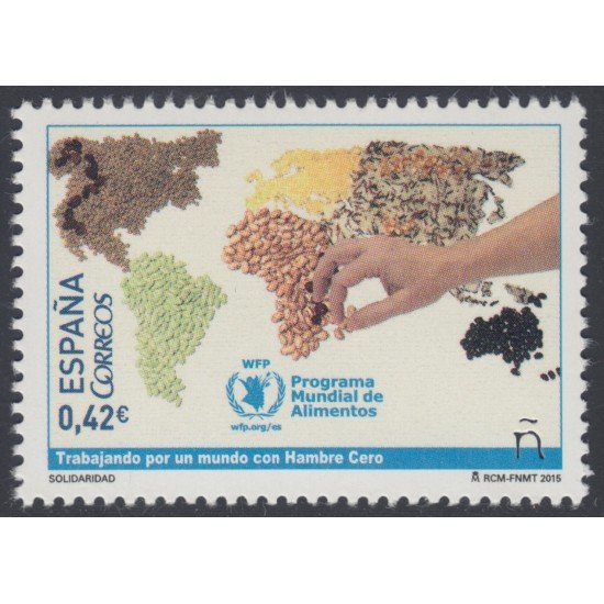 España Spain 4974 2015 Programa Mundial de Alimentos MNH España Spain 4974 2015 Programa Mundial de Alimentos MNH