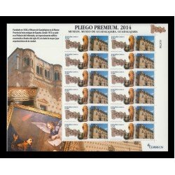 España Pliego Premium 2 2014 Museo de Guadalajara Palacio Palace MNH España Pliego Premium 2 2014 Museo de Guadalajara Palacio Palace MNH