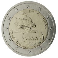 Portugal 2015 2 € euros conmemorativos 500 años contactos con Timor