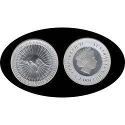 Australia 1 OZ onza 2016 Canguro 1$ Plata Ag Australia 1 OZ onza 2016 Canguro 1$ Plata Ag
