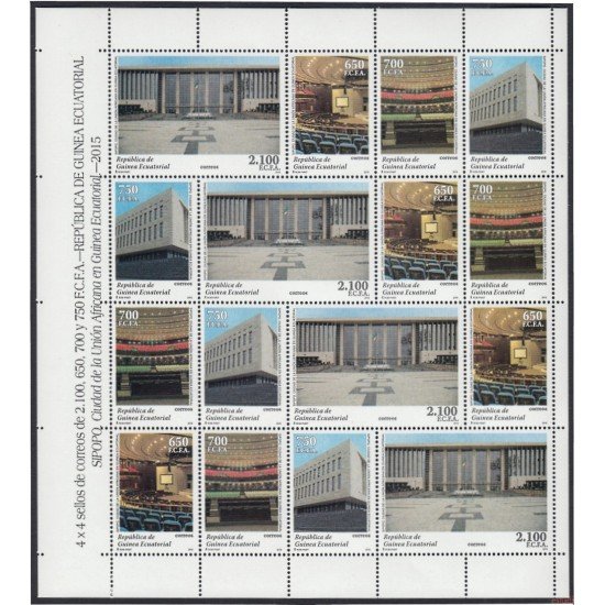 Guinea Ecuatorial 510/13 2015 Minihojita SIPOPO MNH Guinea Ecuatorial 510/13 2015 Minihojita SIPOPO MNH
