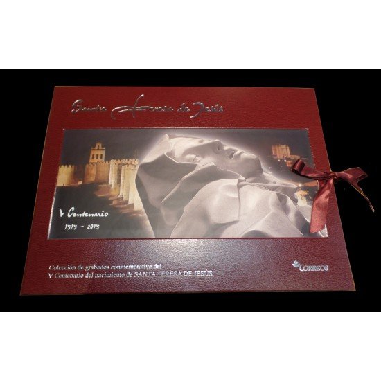 España Spain Colección Grabados Conmemorativos V Centenario Santa Teresa 1515 - 2015