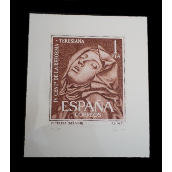 España Spain Colección Grabados Conmemorativos V Centenario Santa Teresa 1515 - 2015