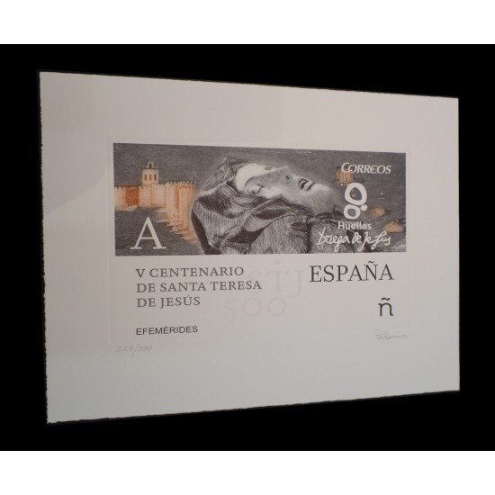 España Spain Colección Grabados Conmemorativos V Centenario Santa Teresa 1515 - 2015