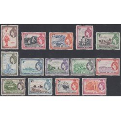 Tristan de Cunha  14/27 1953 Elisabeth II MH