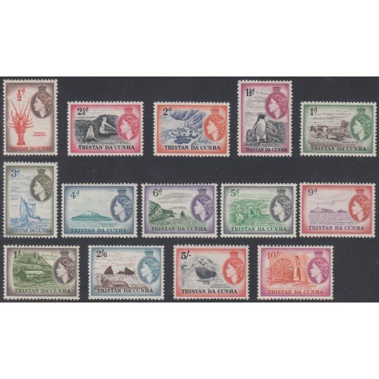 Tristan de Cunha  14/27 1953 Elisabeth II MH