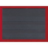 Caja 100 Fichas negras, 3 bandas 158 x 113 mm con tapa Caja 100 Fichas negras, 3 bandas 158 x 113 mm con tapa