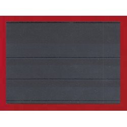 Caja 100 Fichas negras,  3 bandas  158 x 113 mm con tapa 