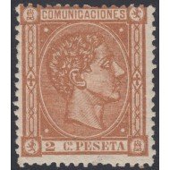 España Spain 162 1875 Alfonso XII MH España Spain 162 1875 Alfonso XII MH