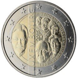 Luxemburgo 2015 2 € euros conmemorativos Dinastia Nassau - Weilbourg Luxemburgo 2015 2 € euros conmemorativos Dinastia Nassau - Weilbourg