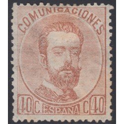España Spain 125 1872 Amadeo I MH Stamp 