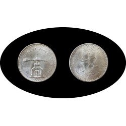 Méjico Mexico 1 OZ onza  1980 Troy Balanza Plata Ag