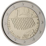 Finlandia 2015 2 € euros conmemorativos Cent  Ankseli Gallen