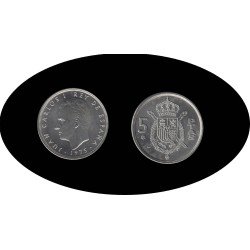 España Juan Carlos 5 Pesetas JC 1975 *(19-78) España Juan Carlos 5 Pesetas JC 1975 *(19-78)