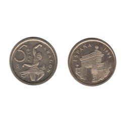 España Juan Carlos 5 Pesetas JC 1994 Madrid España Juan Carlos 5 Pesetas JC 1994 Madrid