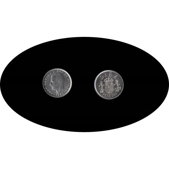 España Juan Carlos 10 Pesetas JC 1985 Madrid