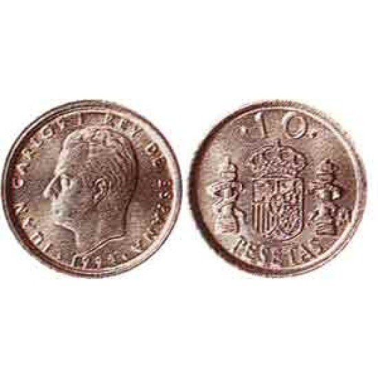 España Juan Carlos 10 Pesetas JC 1992 Madrid