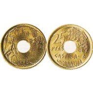 España Juan Carlos 25 Pesetas JC 1996 Madrid España Juan Carlos 25 Pesetas JC 1996 Madrid