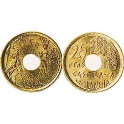 España Juan Carlos 25 Pesetas JC 1996 Madrid España Juan Carlos 25 Pesetas JC 1996 Madrid