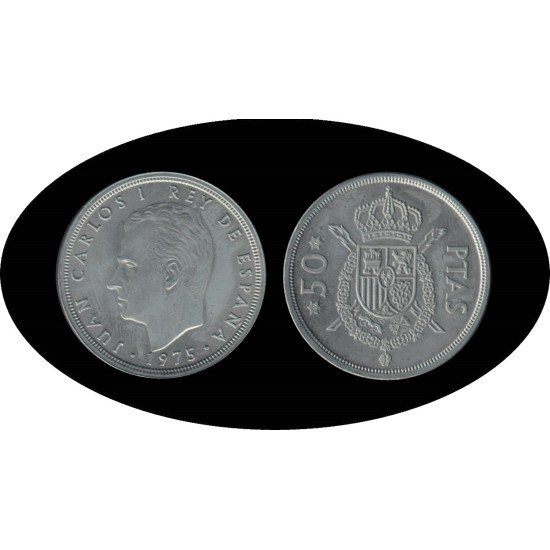 España Juan Carlos 50 Pesetas JC 1975 *(19-76) 