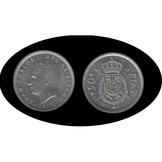 España Juan Carlos 50 Pesetas JC 1975 *(19-78) 